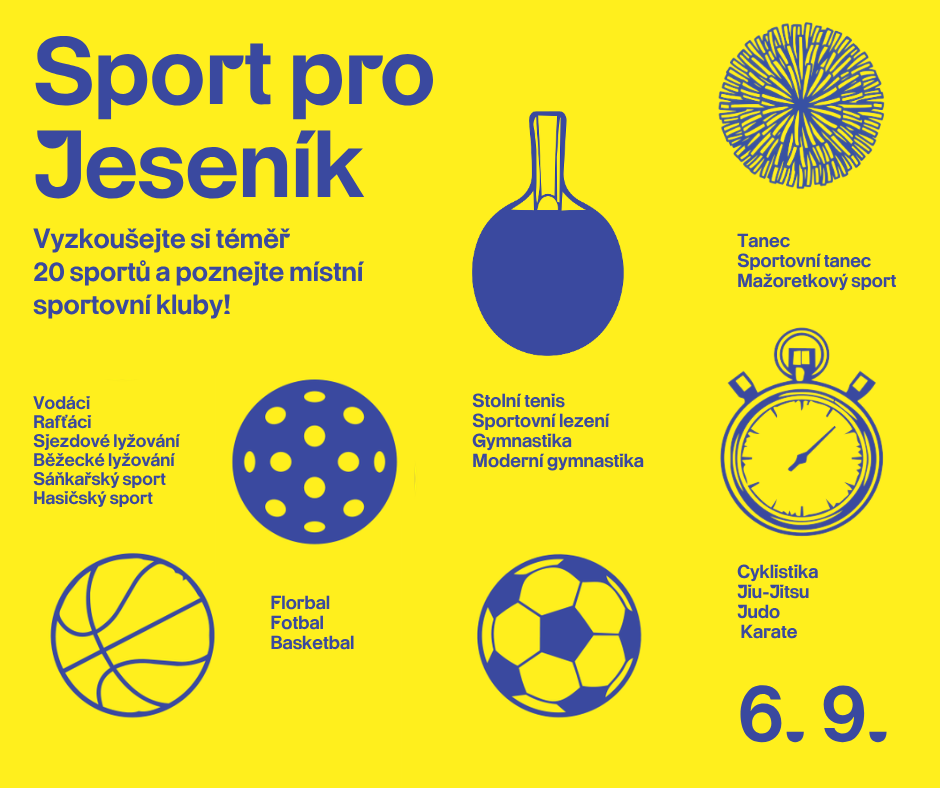 SPORT PRO JESENÍK 2026